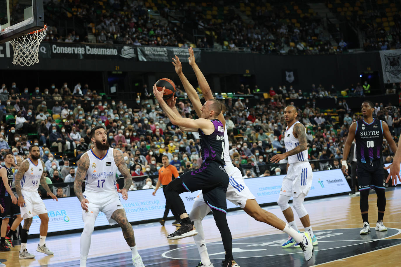 Bilbao Basket-Real Madrid, en imágenes