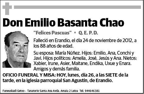 BASANTA CHAO,EMILIO