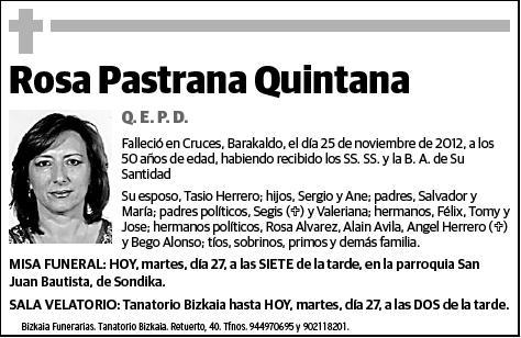 PASTRANA QUINTANA,ROSA