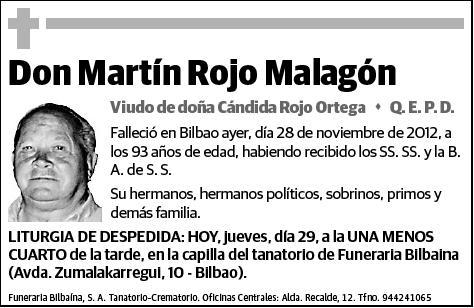 ROJO MALAGON,MARTIN