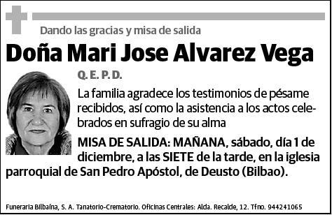 ALVAREZ VEGA,MARI JOSE