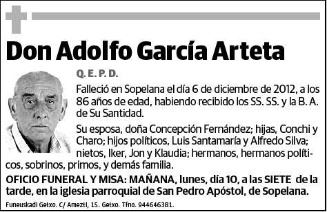 GARCIA ARTETA,ADOLFO