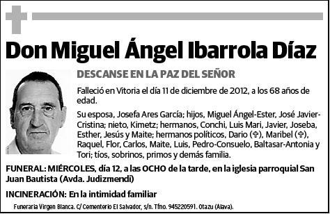 IBARROLA DIAZ,MIGUEL ANGEL