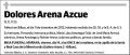 ARENA AZCUE,DOLORES