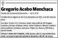 ACEBO MENCHACA,GREGORIO