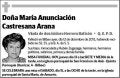 CASTRESANA ARANA,MARIA ANUNCIACION
