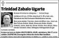 ZABALO UGARTE,TRINIDAD