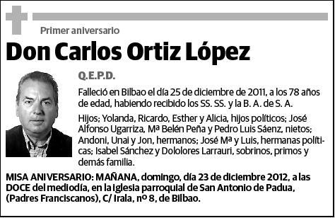 ORTIZ LOPEZ,CARLOS