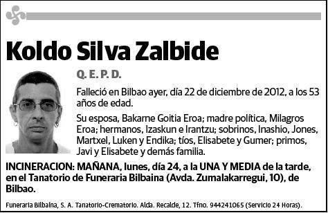 SILVA ZALBIDE,KOLDO