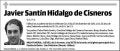 SANTIN HIDALGO DE CISNEROS,JAVIER