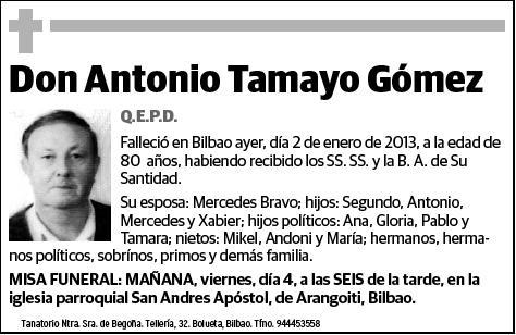 TAMAYO GOMEZ,ANTONIO