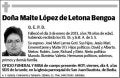 LOPEZ DE LETONA BENGOA,MAITE