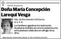LAREQUI VESGA,MARIA CONCEPCION