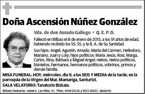 NUÑEZ GONZALEZ,ASCENSION