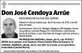 CENDOYA ARRUE,JOSE