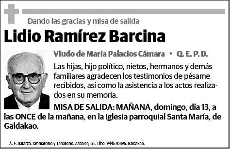 RAMIREZ BARCINA,LIDIO