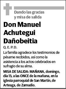 ACHUTEGUI DAÑOBEITIA,MANUEL