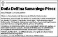 SAMANIEGO PEREZ,DELFINA