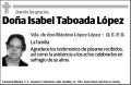 TABOADA LOPEZ,ISABEL