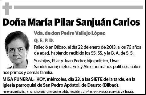 SANJUAN CARLOS,MARIA PILAR