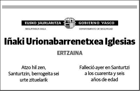 URIONABARRENETXEA IGLESIAS,IÑAKI