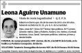 AGUIRRE UNAMUNO,LEONA