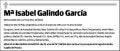 GALINDO GARCIA,Mª ISABEL