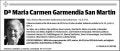 GARMENDIA SAN MARTIN,Mª CARMEN