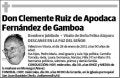 RUIZ DE APODACA FERNANDEZ DE GAMBOA,CLEMENTE