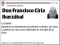 CIRIA IBARZABAL,FRANCISCO