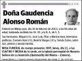 ALONSO ROMAN,GAUDENCIA