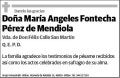 FONTECHA PEREZ DE MENDIOLA,MARIA ANGELES