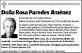 PAREDES JIMENEZ,ROSA