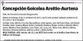 GOICOLEA AREITIOAURTENA,CONCEPCION