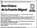 DE LA FUENTE MIGUEL,CIRIACO