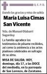 CIMAS SAN VICENTE,MARIA LUISA