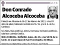 ALCOCEBA ALCOCEBA,CONRADO