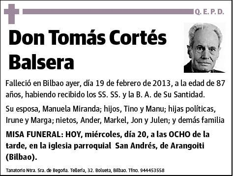 CORTES BALSERA,TOMAS