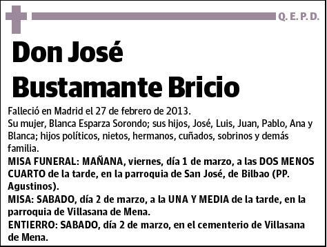 BUSTAMANTE BRICIO,JOSE