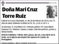 TORRE RUIZ,MARI CRUZ