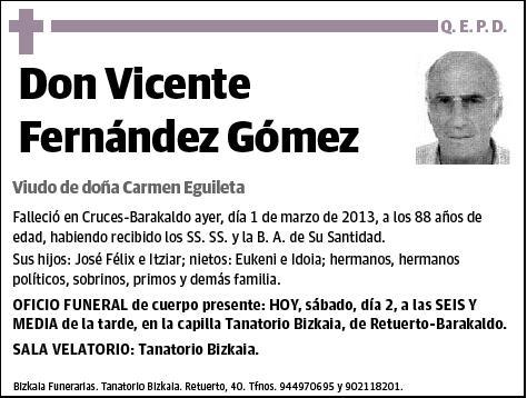 FERNANDEZ GOMEZ,VICENTE