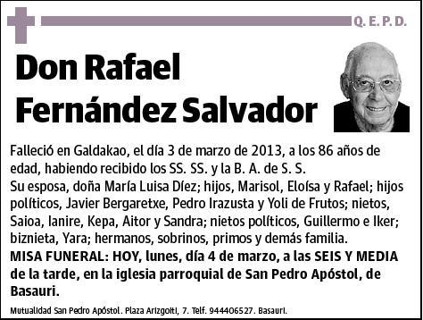 FERNANDEZ SALVADOR,RAFAEL