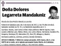 LEGARRETA MANDALUNIZ,DOLORES