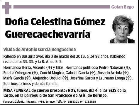 GOMEZ GUERECAECHEVARRIA,CELESTINA