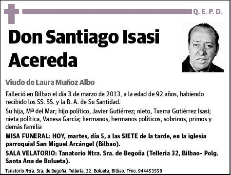 ISASI ACEREDA,SANTIAGO