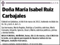 RUIZ CARBAJALES,MARIA ISABEL