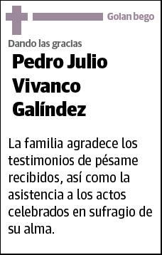 VIVANCO GALINDEZ,PEDRO JULIO