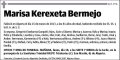 KEREXETA BERMEJO,MARISA