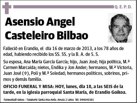 CASTELEIRO BILBAO,ASENSIO ANGEL