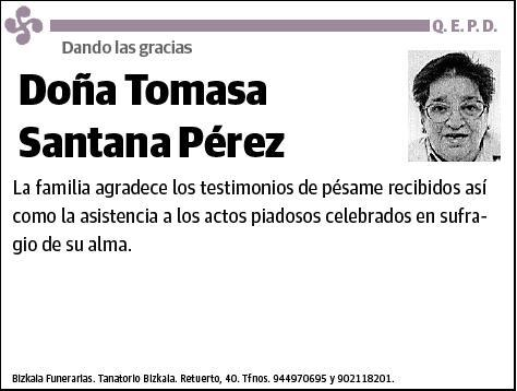 SANTANA PEREZ,TOMAS
